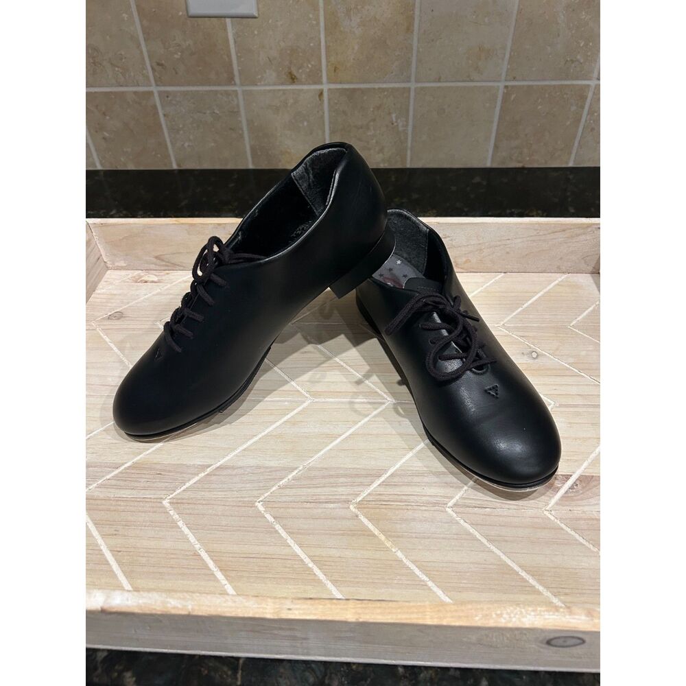 Capezio Tapster 442B Black Oxford Tap Shoes Size 5.5 M